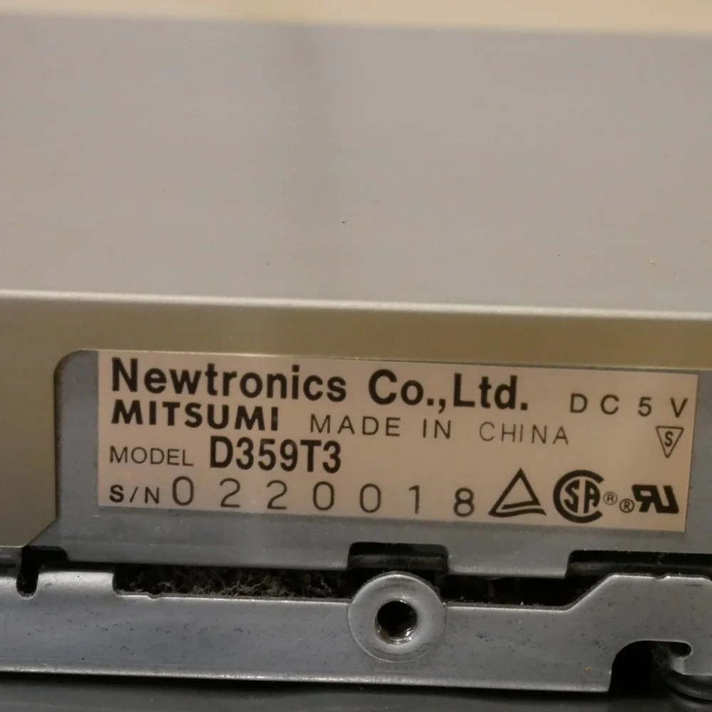 Mitsumi Newtronics D359T5  3.5 inch 1.44MB Internal‎ Floppy Drive - Tested 50